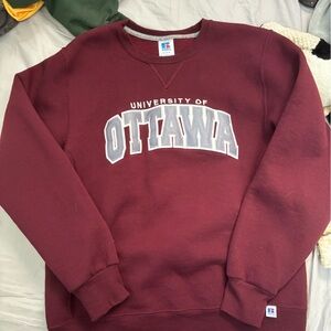 university of ottawa crewneck sweater